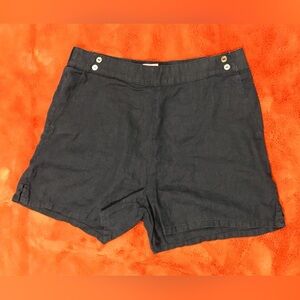 100% linen shorts Isaac Mizrahi
